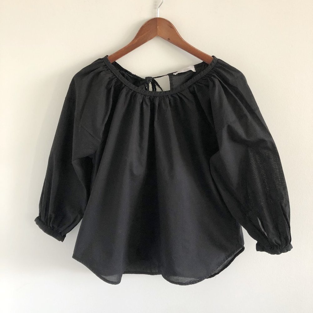 Everlane 100% Cotton Blouse Black 00